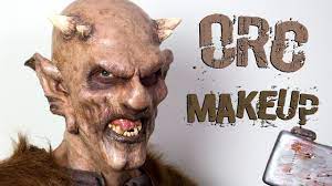 orc demon foam latex makeup tutorial