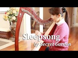sleepsong by secret garden harp cover