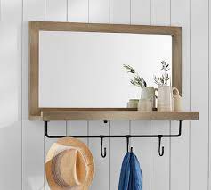 Lucy Entryway Mirror With Hooks