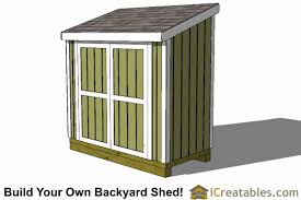 4x8 Lean To Shed Plans Storage Shed