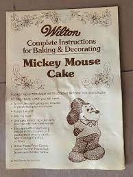 mickey mouse cake pan