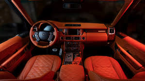 custom range rover interior
