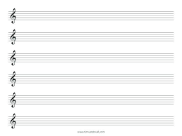 Free Music Staff Paper Template Blank Sheet New Best Piano Images On