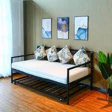 modern design metal sofa single bed