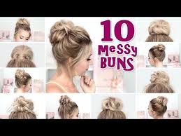 Thank you for sponsoring this video. Looking To Get The Perfect Messy Bun Now You Can With All Video Tutorials Of Dozens Of Messy Buns You Can Easy Bun Hairstyles Bun Hairstyles Easy Hairstyles