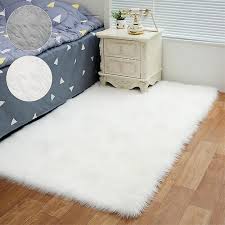 fluffy sheepskin rug soft area rugs