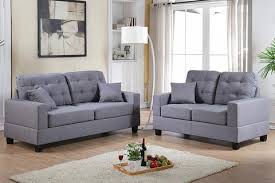 Pair grey and white tiles, flooring, painted wood and comforters together to create elegant grey and white are often used as background or complementary colours. Grey Color 2pc Sofa Set Vivi Furniture
