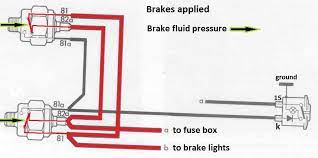 1970 brake light wiring harness question