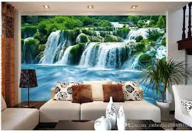 3d Wall Murals Wallpaper Waterfall