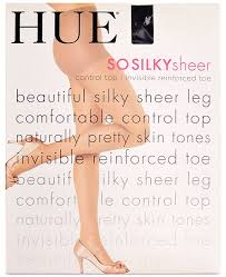 Womens Control Top Silky Sheer Tights Hosiery
