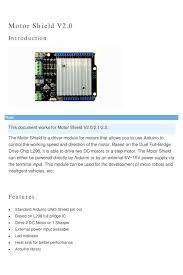 adafruit motor shield v2 0 manual pdf