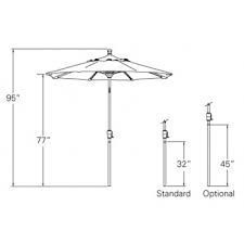 6 Umbrella Dimensions Patio Furniture