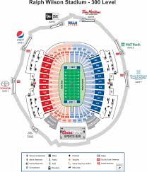 Ralph Wilson Stadium Plan Buffalo Bills New York