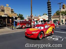 See more ideas about cars movie, route 66, my scrapbook. Lightning Mcqueen Cruising Onto Route 66 In Cars Land The Geek S Blog Disneygeek Com
