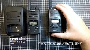 Gme 5w uhf transceiver tx6160x. Indepth Of Handheld Cb Radio S Uniden Uh850s Gme Tx155 Gme Tx 675 Youtube