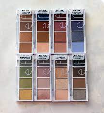 e l f bite size eyeshadows swatches