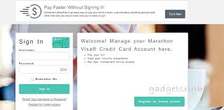 It can be used at marathon gas stations. Marathon Visa Credit Card Login And Payment Gadgets Right