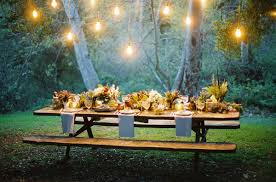 Shake up your next dinner party with fun themes that will entertain your guests and drive the food, vibe and decor of the evening. 15 Outdoor Thanksgiving Dinner Decorations Table Settings