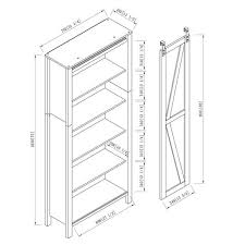 white oak food pantry cabinet