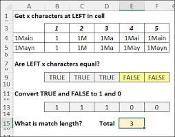 excel compare two cell values for match