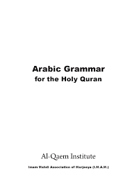Arabic Grammar By Aous Asfar Issuu