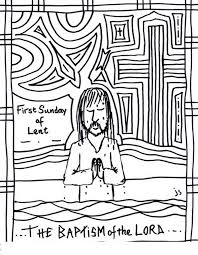 Use the baptism of jesus coloring page as a fun activity for your next children s sermon. Jesus Baptism Free Print And Color Online