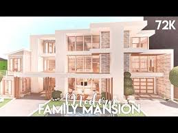 Cheap modern family house | bloxburg build. Modern Family Mansion Bloxburg Build Youtube In 2021 Design Your Dream House Beautiful House Plans Diy House Plans