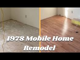 mobile home renovation project