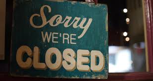 Sorry Were Closed Sign Blue Stock Footage Video 100 Royalty Free 21842791 Shutterstock