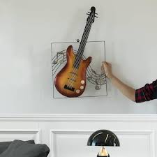 Vintiquewise Hanging Metal Guitar