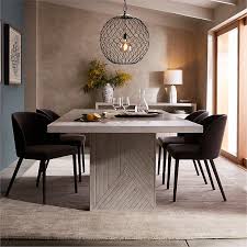 Acacia wood with grey finish. Dunewood Whitewashed Dining Table Reviews Crate And Barrel Dining Room Inspiration Modern Dining Room Tables Modern Dining Room