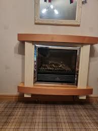 Electric Fireplace And Heater In