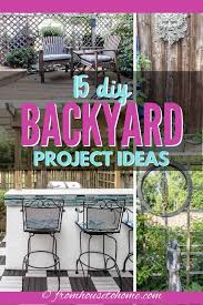 Diy Backyard Ideas 15 Awesome Projects