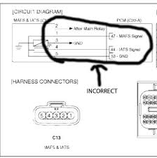 Maf sensor wiring diagram 19971998 1999 ford 46l 54l. Can Not Find Maf Iat And Map Sensor Wires Hyundai Forums