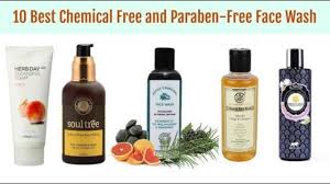paraben free face wash in india