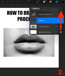 how to trace or draw lips in procreate