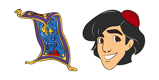 aladdin and flying carpet curseur