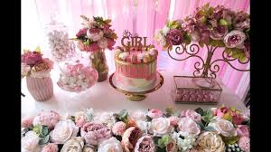 pink and gold baby shower you