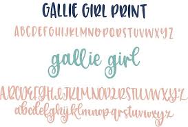 Gallie Girl Script Fonts Ifonts Xyz
