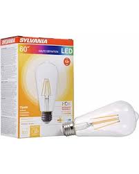 Special Prices On Sylvania General Lighting 40255 Soft White Sylvania Led Filament Light Bulb St19 Lamp Medium Base Clear Finish Efficient 8 5w 2700k 1 Pack