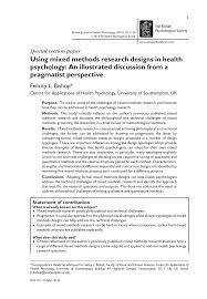 Right here, we have countless books scientific method paper example and collections to check out. Pdf Using Mixed Methods Research Designs In Health Psychology An Illustrated Discussion From A Pragmatist Perspective