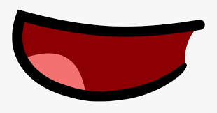 Bfdi mouth test (with ii mouths). Transparent Smile Clipart Bfdi Mouth Free Transparent Clipart Clipartkey