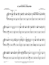 Star wars flute medley featuring many star wars themes this star wars medley features: Cantina Band From Star Wars Sheet Music Easy Piano Piano Solo In F Major Download Print Sheet Music Star Wars Sheet Music Music Chords