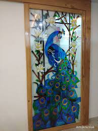 Indian Glass Painting Design For The