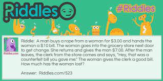 We even threw in some funny riddles to keep you going. Counterfeit Bill Riddles Com