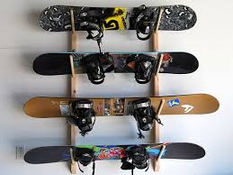 4 Snowboard Storage Rack