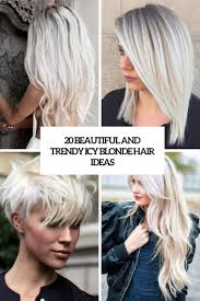 How does a blonde go icy cool when she's got that honey thing going on? 20 Beautiful And Trendy Icy Blonde Hair Ideas Styleoholic