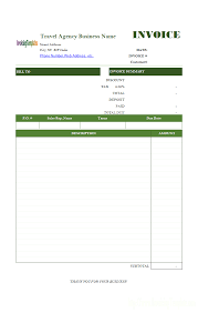 Invoice Template With Deposit