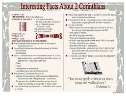 Interesting Facts About 2 Corinthians Barnes Bible Charts