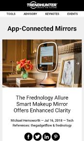 frednology allure smart makeup mirror
